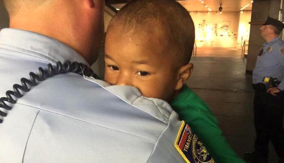 Young Boy Found Alone In LOVE Park